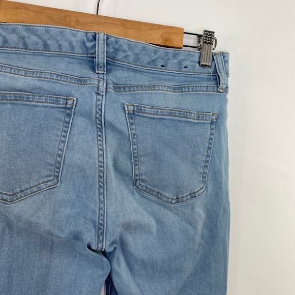 Chaps Denim Light Wash Blue Denim Cotton Blend Skinny Jeans Women's Size 4 - Picture 8 of 10